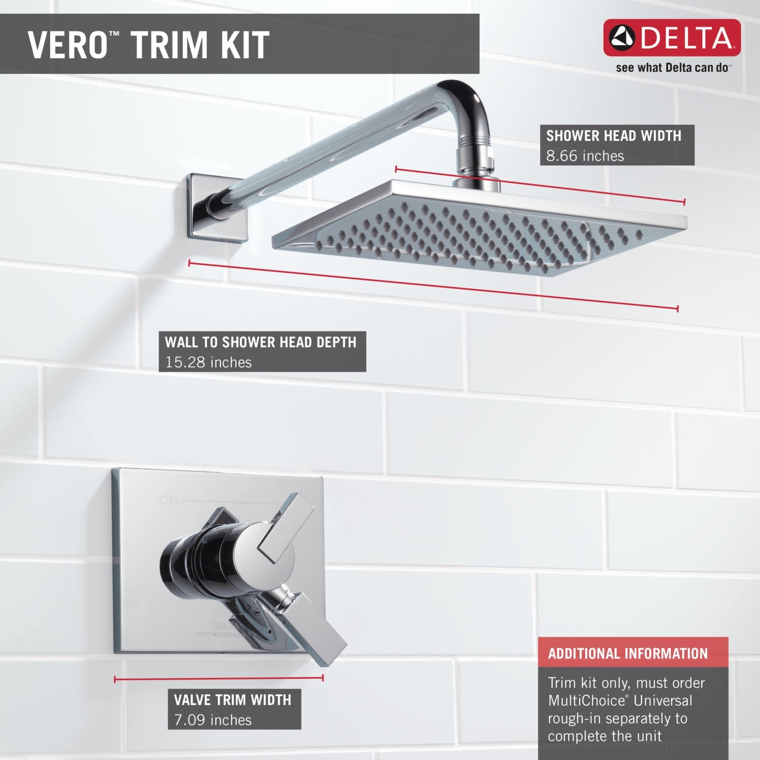 Delta Vero Delta 4 Piece Bathroom Hardware Set & Reviews