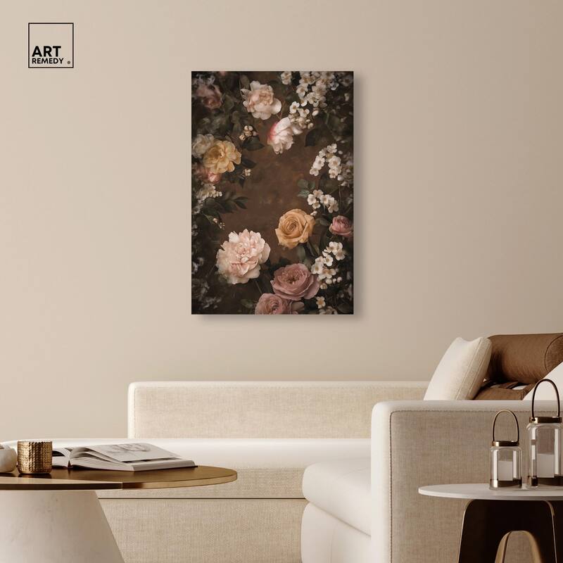 Faded Florals Fable I Canvas by Art Remedy, Gallery Wrapped