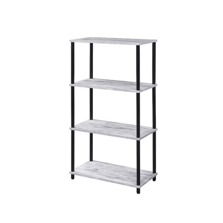 Industrial 3-Tier Metal Frame Bookshelf
