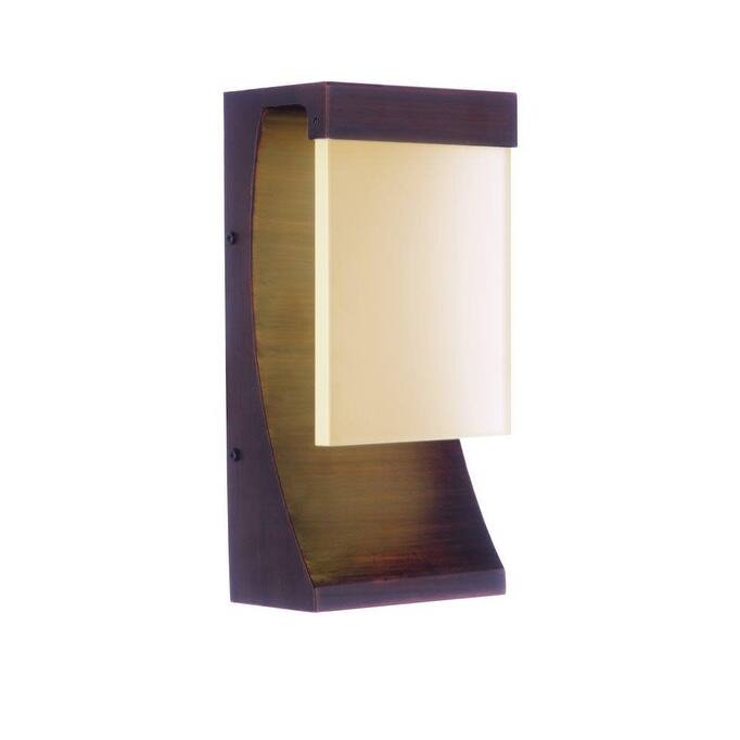 Craftmade ZA5804-LED Vault 12" Tall LED Wall Sconce - Aged Bronze Brushed