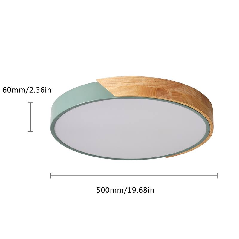 Modern Simple Circle LED Flush Mount Ceiling Light Fixture