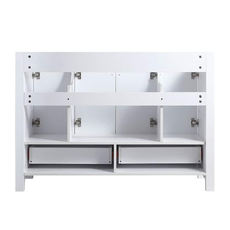 48" White Bathroom Vanity (excluding the ceramic basin)
