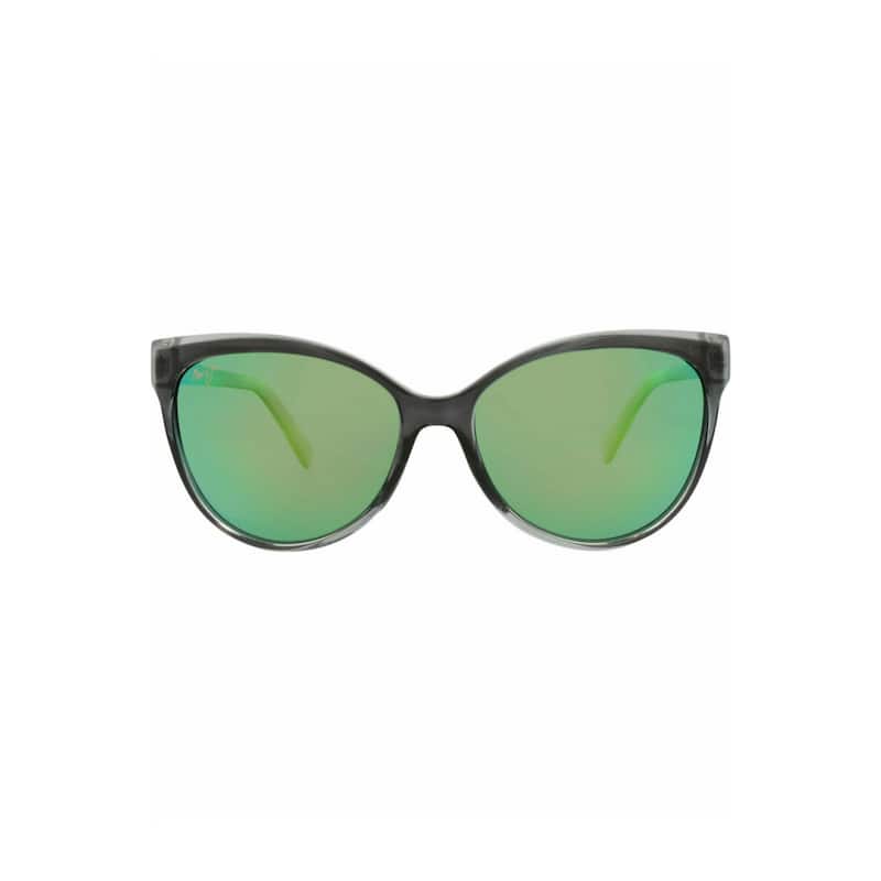 Maui Jim Cat Eye-Frame Nylon Sunglasses - Grey Grey Green - Grey - Green Lens
