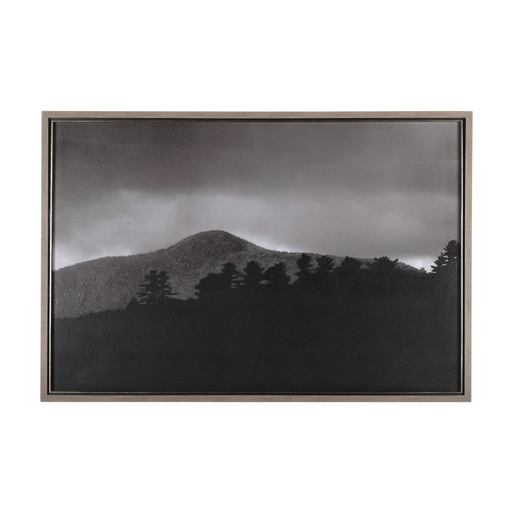 Storm Layers Framed Art Print