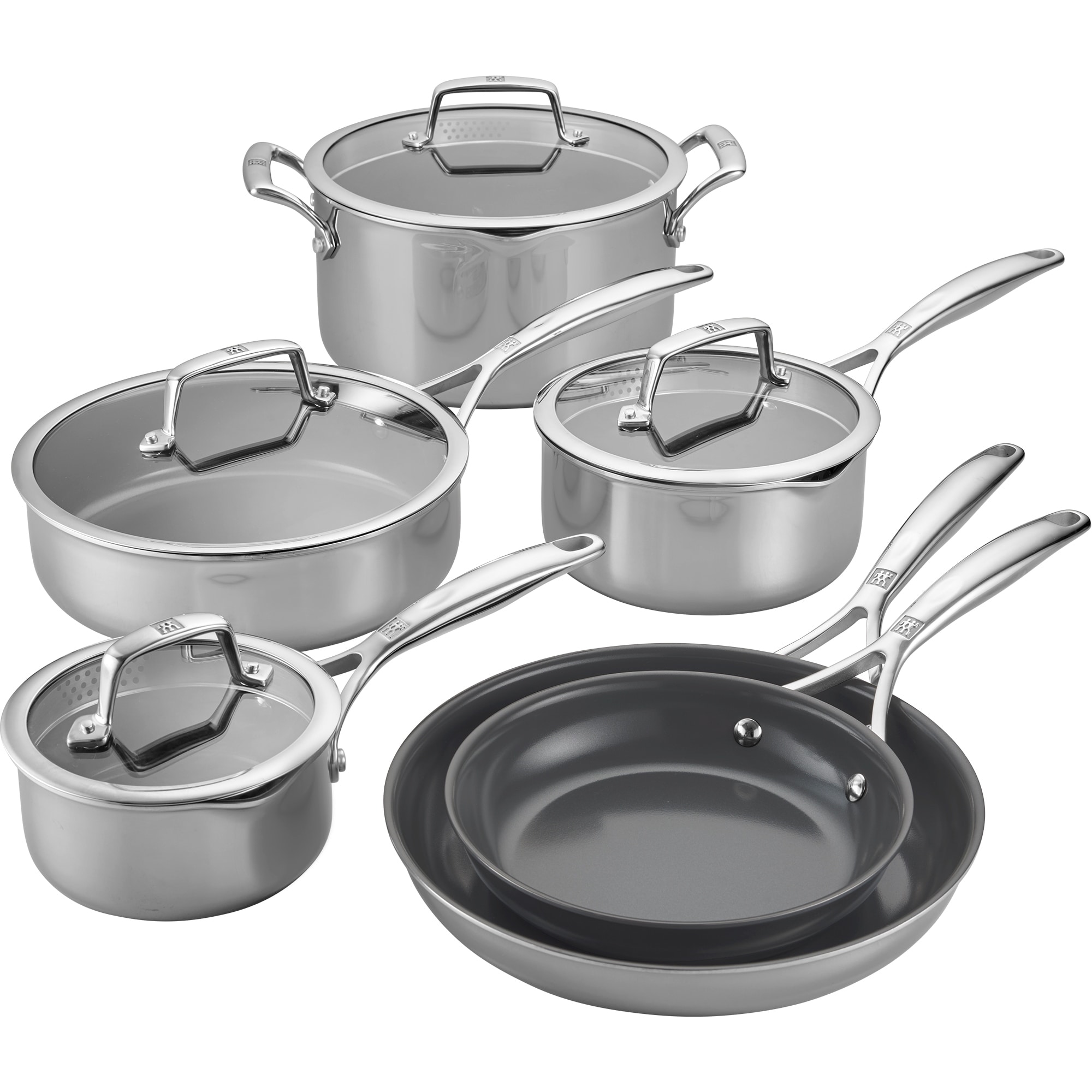 ZWILLING Twin Classic Cookware Combo - Set of 9 (Stainless Steel)