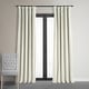preview thumbnail 1 of 10, Exclusive Fabrics Signature Velvet Blackout Curtain (1 Panel) 50 X 108 - Porcelain White