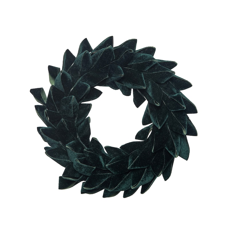 Velvet Emerald Green Wreath