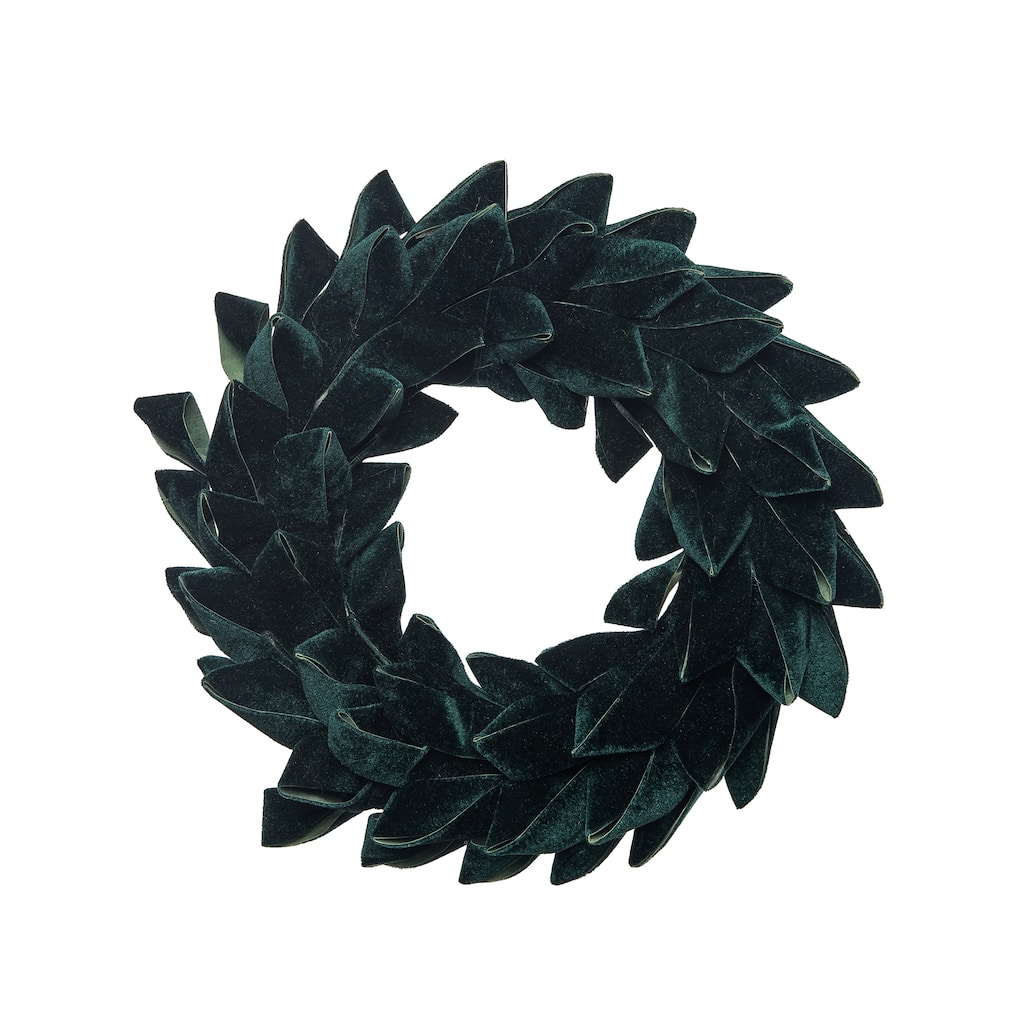 Velvet Emerald Green Wreath