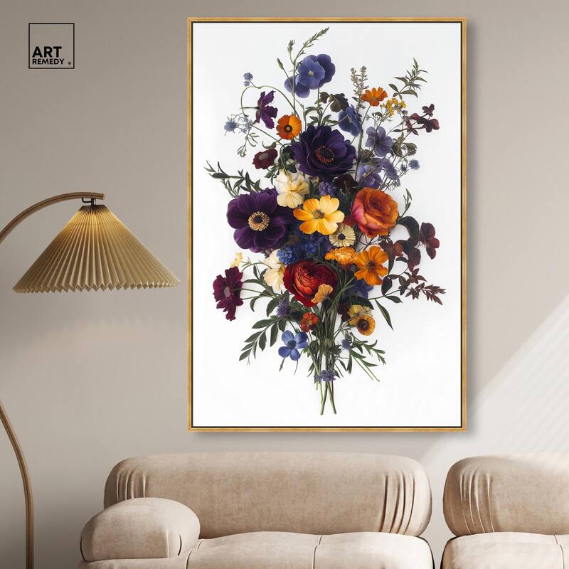 Regal Rose Riot III Canvas by Art Remedy