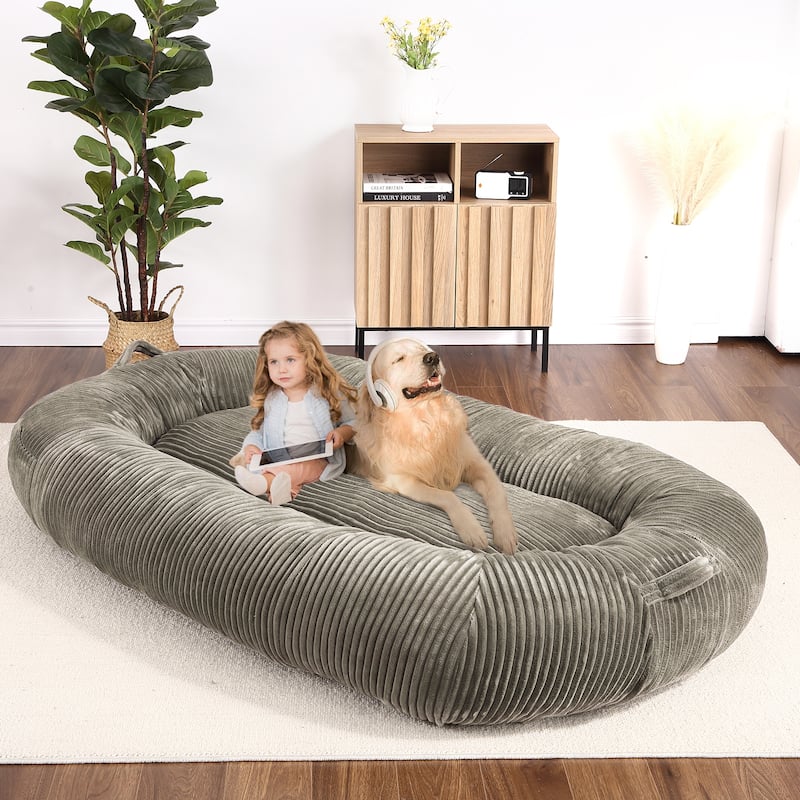 Eie Giant Dog Bed Washable Human Size Bed With Removable Cover