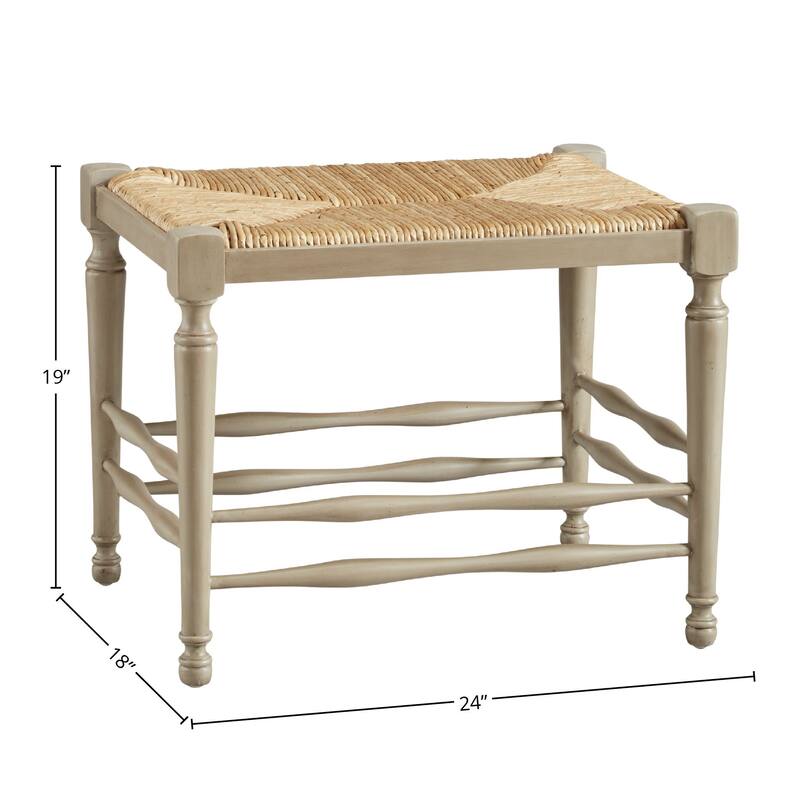 Furniture Classics Reed Mahogany Bench