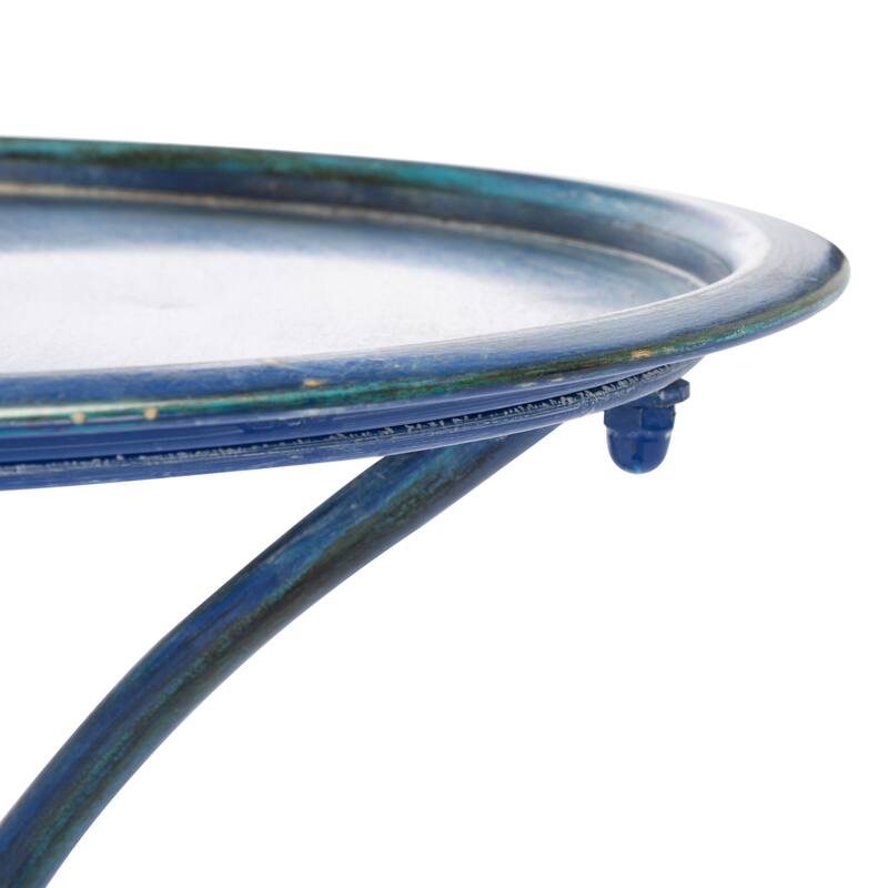 SAFAVIEH Jackeline Iron Outdoor Bird Bath - 21 In. W x 19 In. D x 29 In. H - 21Wx19Dx29H