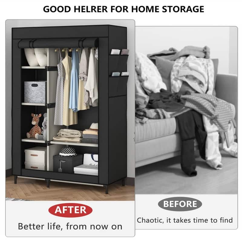 Portable Closet Wardrobe Clothes Storage