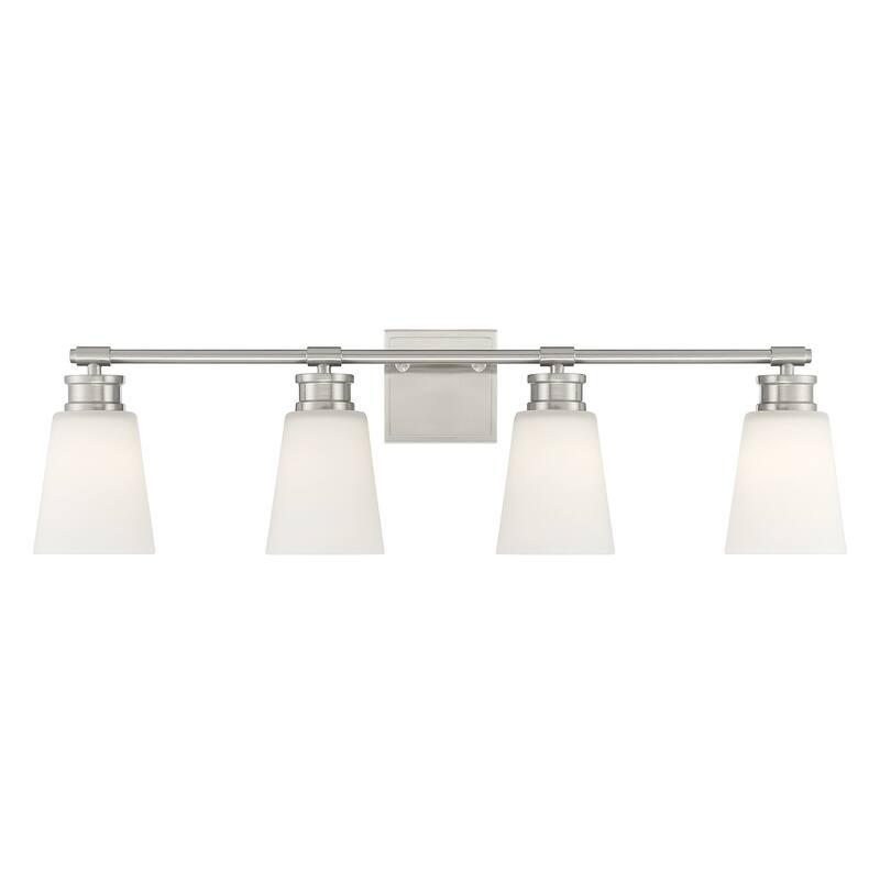 Meridian M80056 4 Light 31" Wide Bathroom Vanity Light - Brushed Nickel