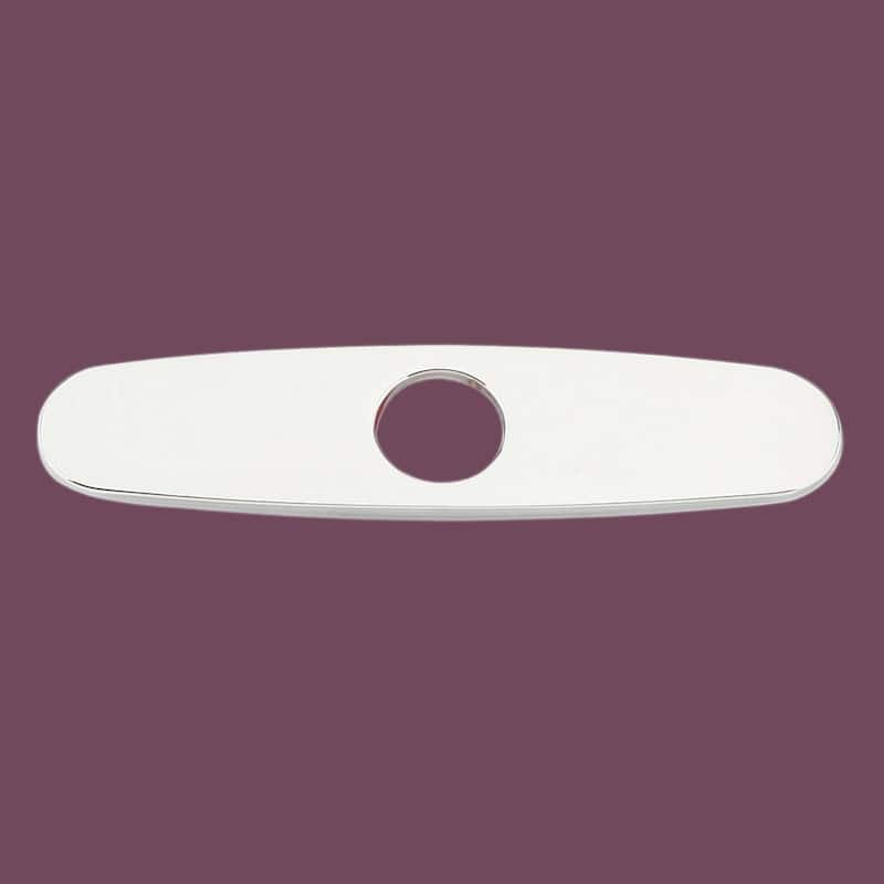 Widespread Sink Faucet Cover Plate 8 in. Chrome Plated Widespread Sink Faucet Cover Plate Renovators Supply