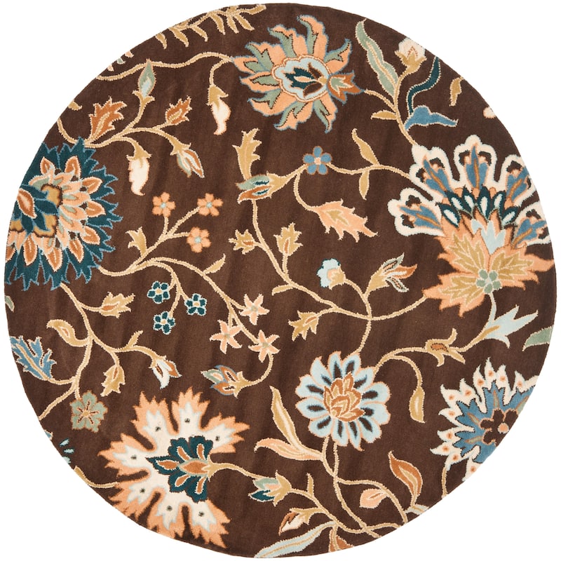 SAFAVIEH Handmade Jardin Dafne Country Floral Wool Rug