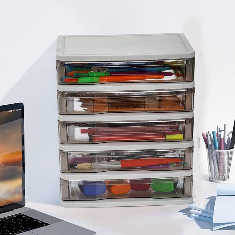 5 Drawer Desktop Storage Bin