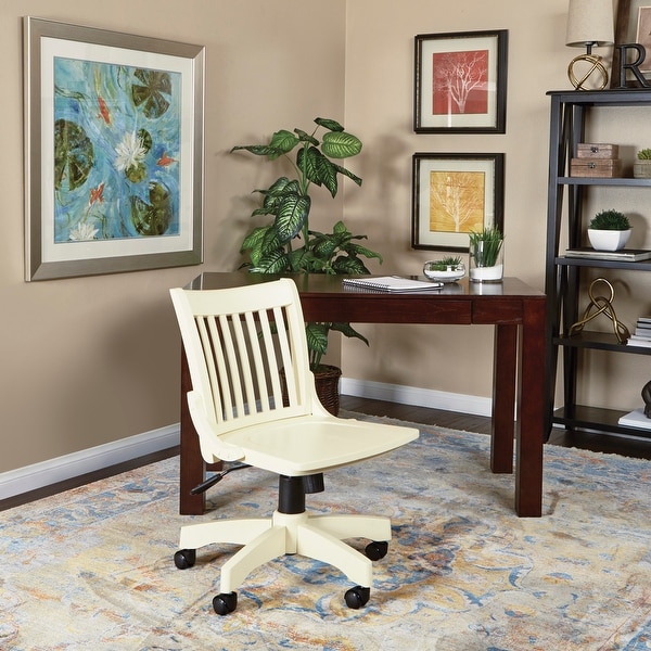 Wooden bankers chair with arms outlet