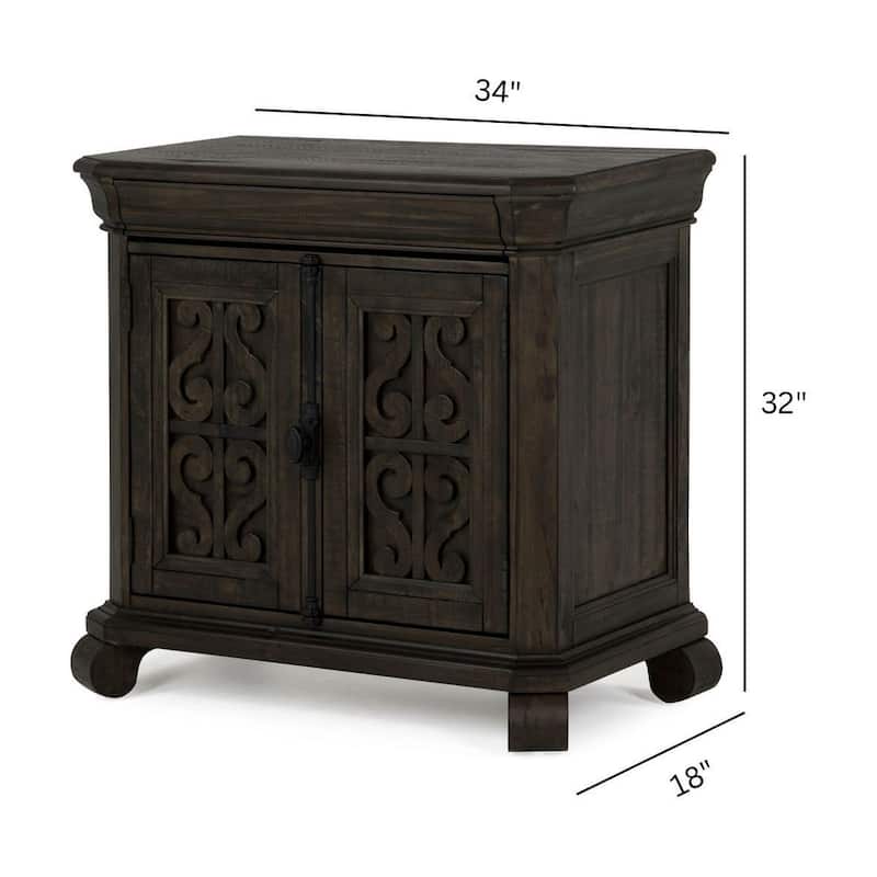 Magnussen Home Bellamy Peppercorn Bachelor Chest