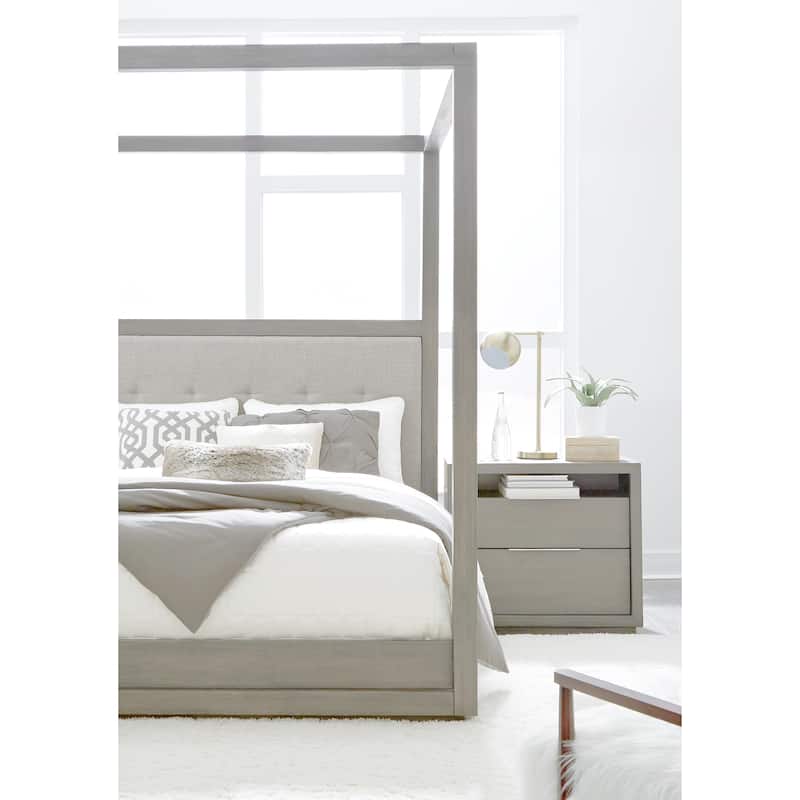 Oxford Canopy Bed in Mineral