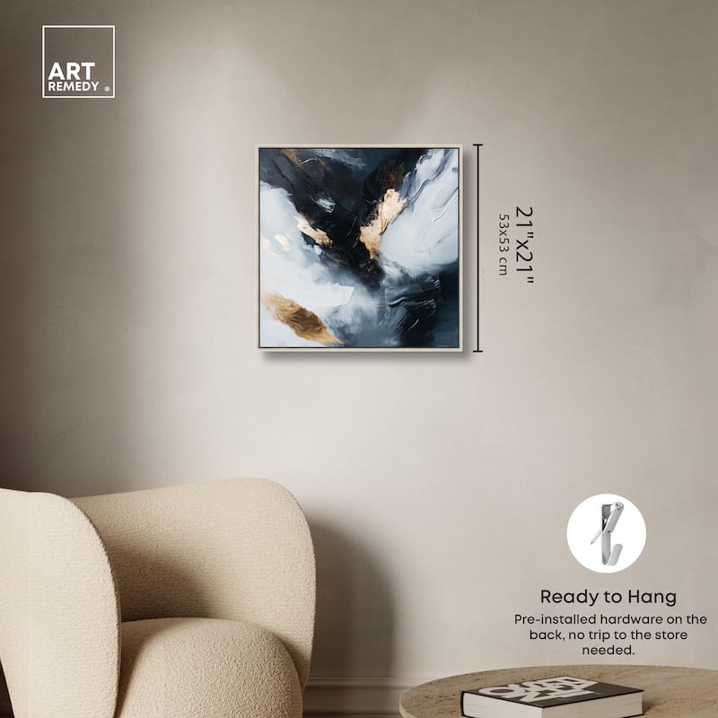 Golden Spark II Canvas by Art Remedy