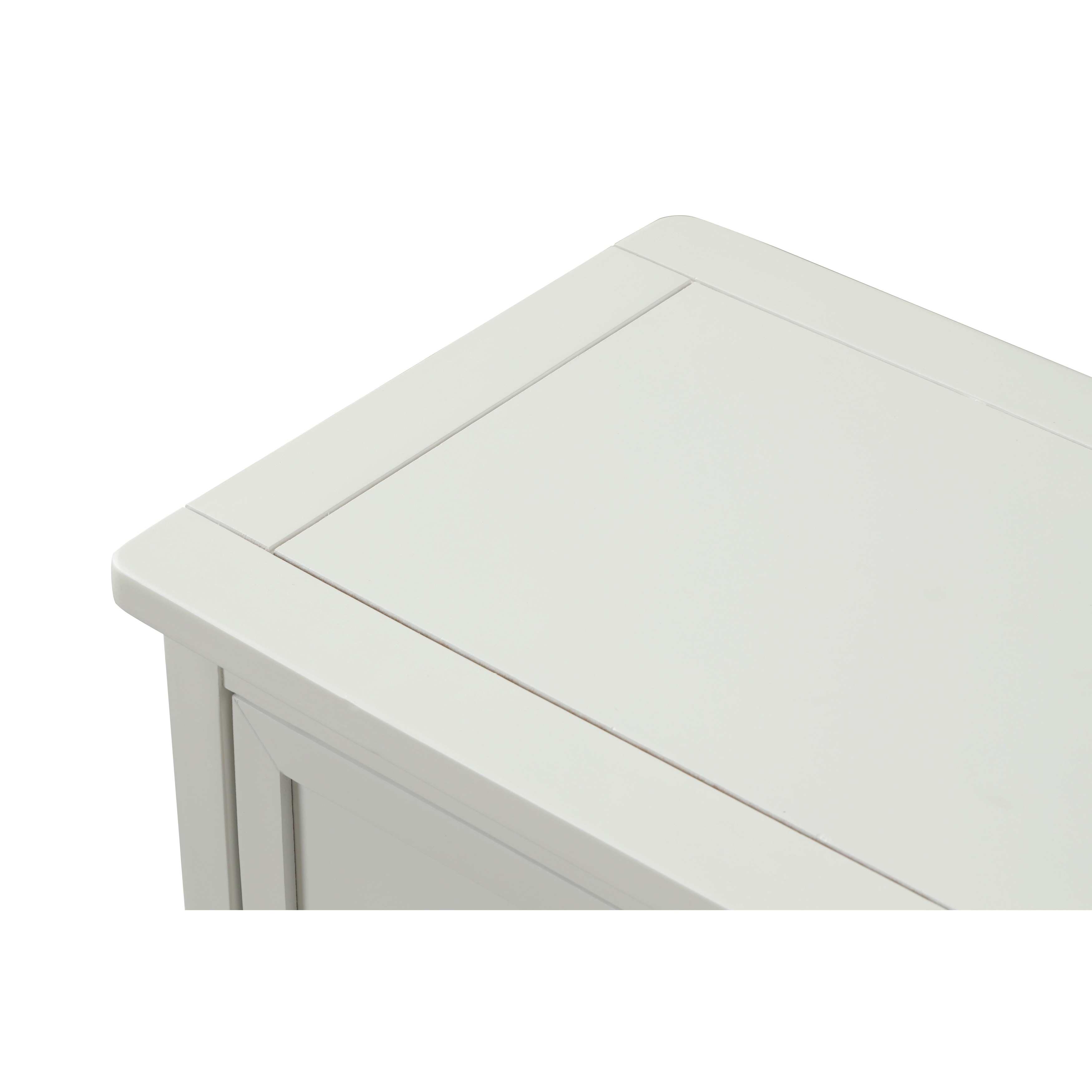 Nestfair Storage Cabinet with 2 Drawers and 4 Classic Rattan-image