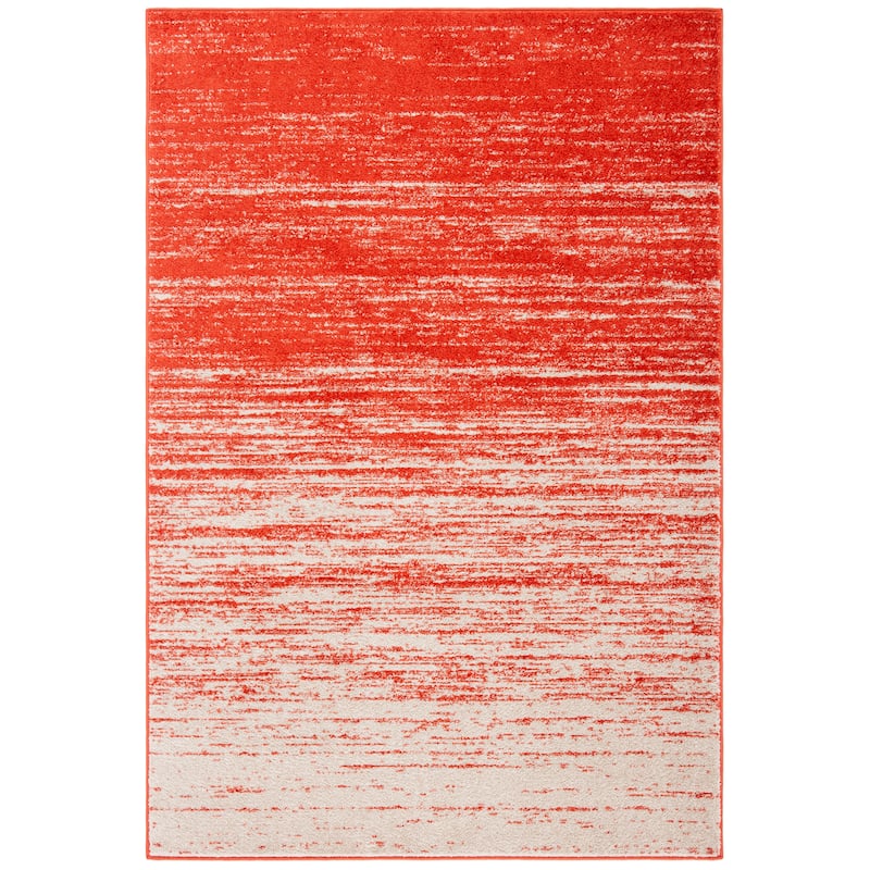 SAFAVIEH Adirondack Vera Modern Ombre Distressed Area Rug - 2'6" x 4' - Orange/Grey