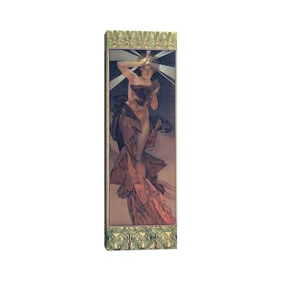iCanvas "The Moon and the Stars - Morning Star, 1902 " by Alphonse Mucha Canvas Print