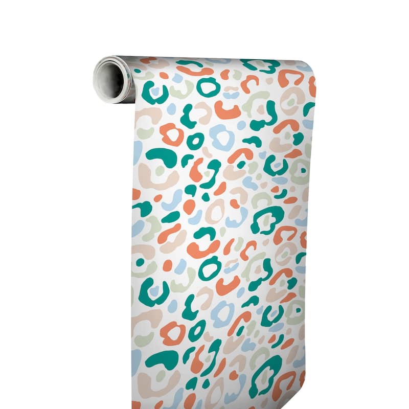 Aelfie Multi Bright Leopard Spots Peel & Stick Wallpaper