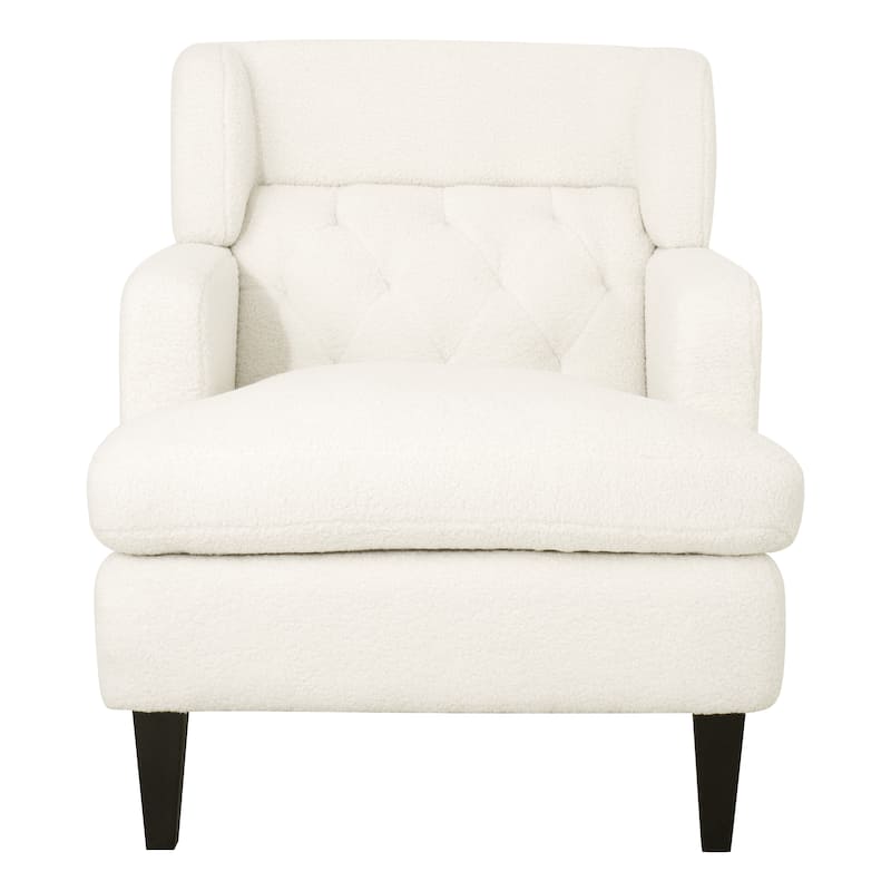 Nabo Modern Fabric Accent Chair with Cushion Back by Christopher Knight Home