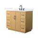 Option Light Oak / White Quartz Top / Matte Black