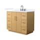Option Light Oak / White Quartz Top / Matte Black