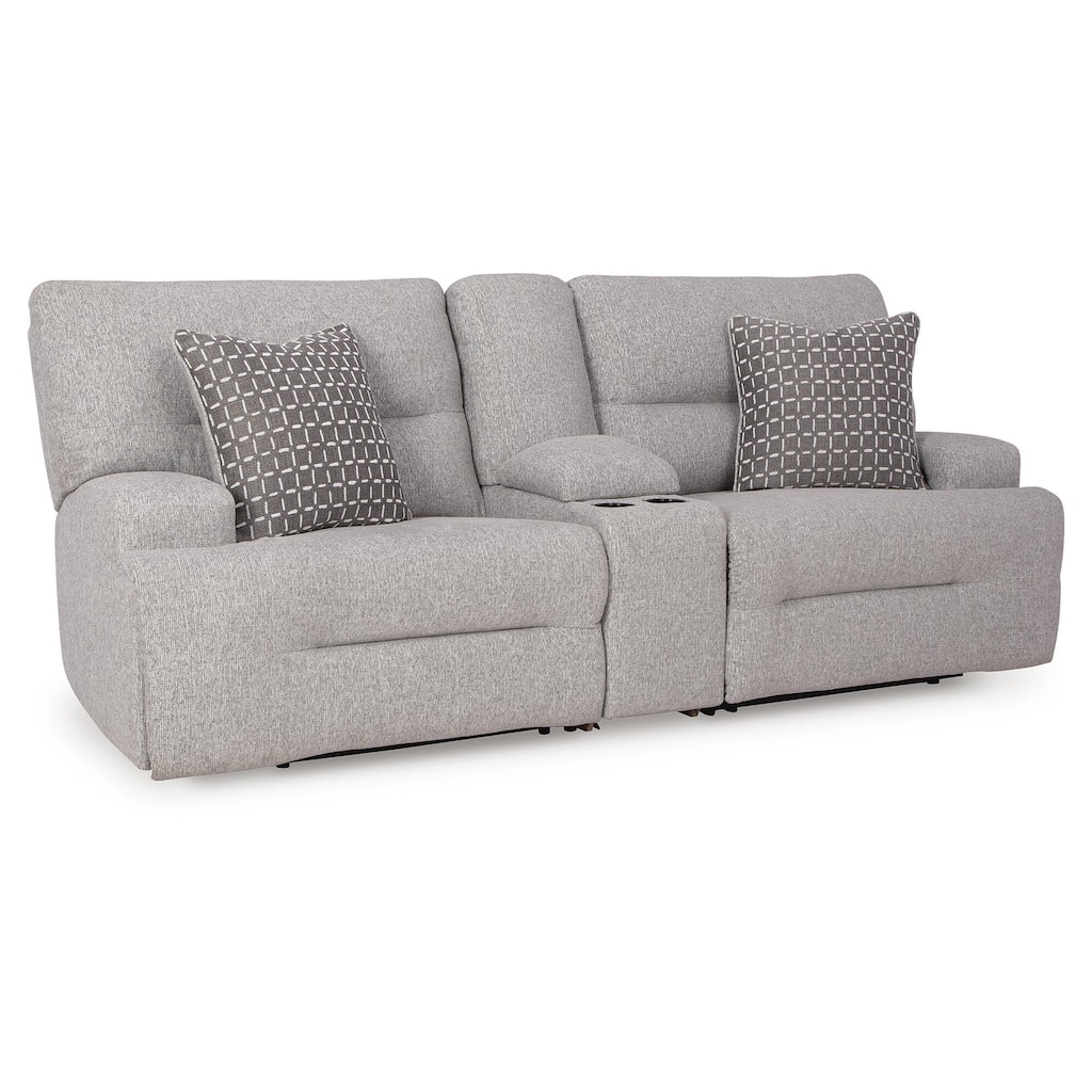 Signature Design by Ashley Acklen Place Gray 3-Piece Sectional - 97"W x 42"D x 42"H