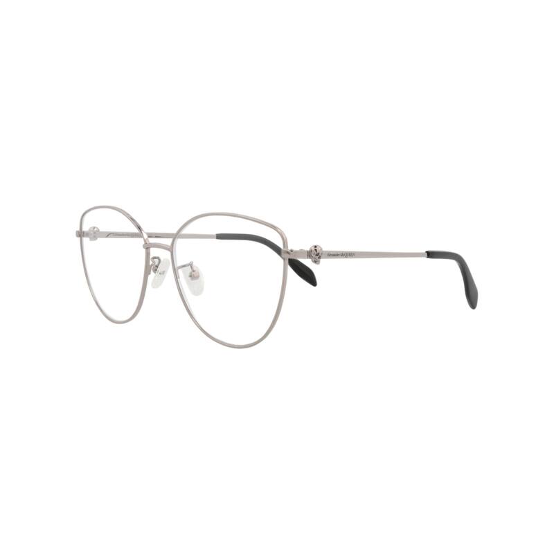 Alexander McQueen Cat Eye-Frame Metal Optical Frames