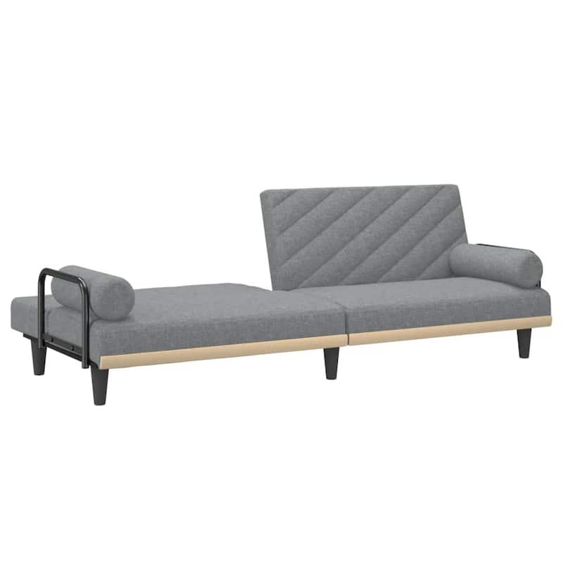 vidaXL Sleeper Sofa with Armrests Sofa Couch Recliner Chair Loveseat Fabric - 80.7" x 35" x 27.6"