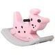 preview thumbnail 1 of 2, Rocking Horse Outdoor Rocking Toy with Music for Toddler Baby Kids Ages 1-3 Year Old Boy Girl Pink - 29''L x 14.6''W x 19.7''H Pink