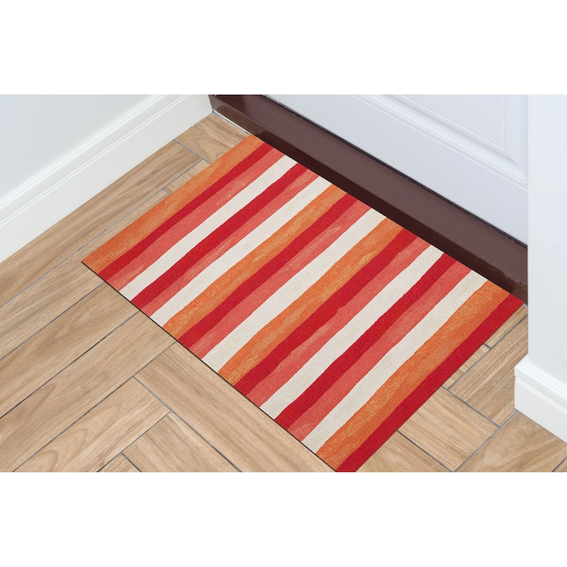 Liora Manne Visions II Painted Stripes Indoor/ Outdoor Area Rug