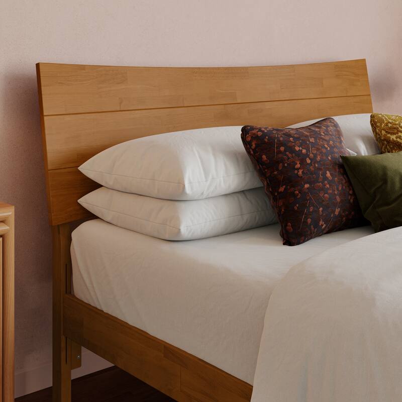 AFI Phoenix Wood Panel Headboard - Light Toffee - Full