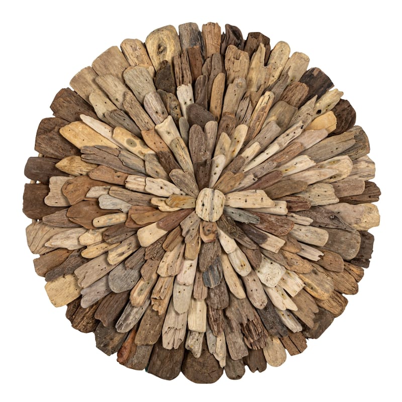 Round Driftwood Wall Décor