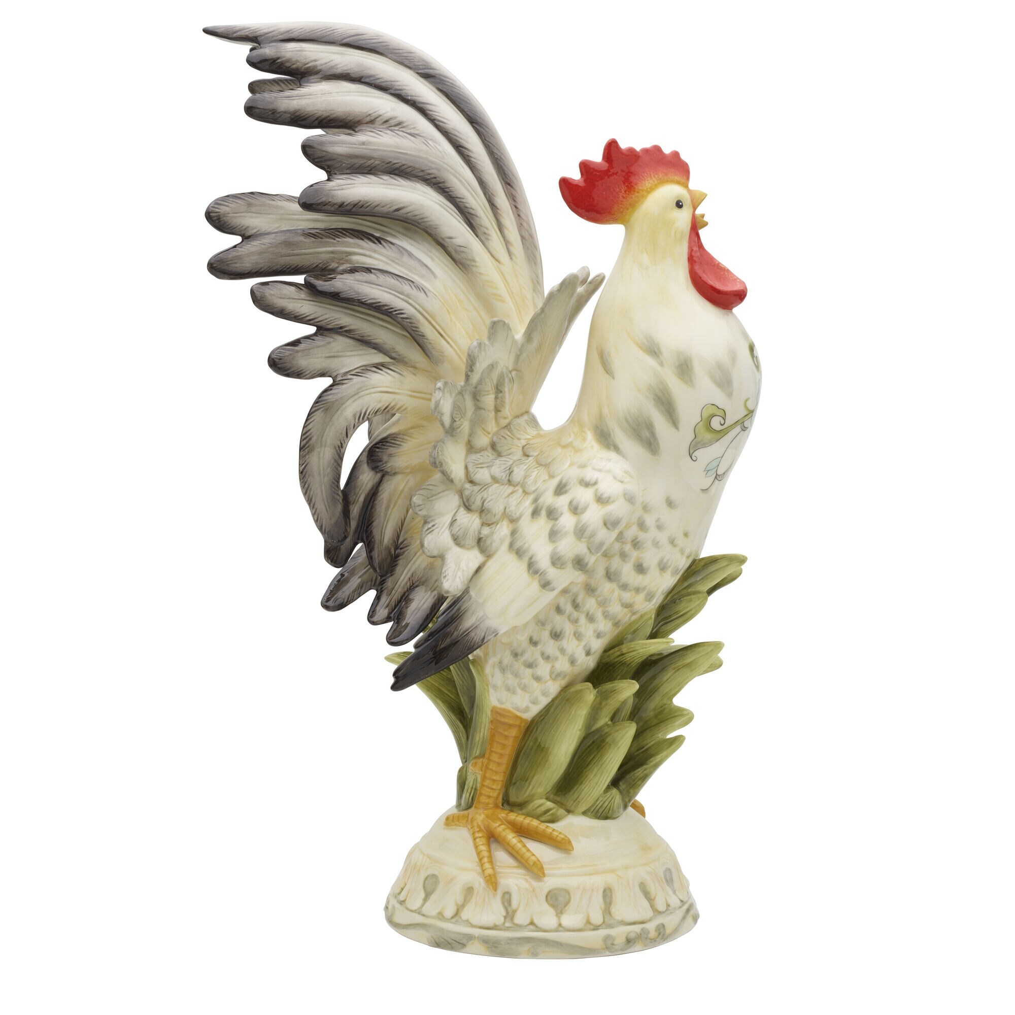 fitz and floyd ricamo large rooster figurine