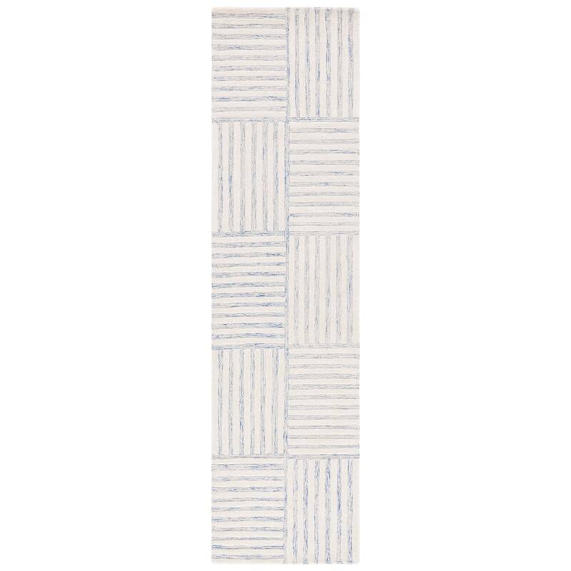 SAFAVIEH Handmade Metro Mavluda Stripe Wool Rug