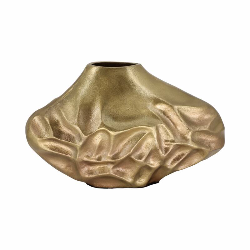 Metal Cartwright Hammered Textured Vase