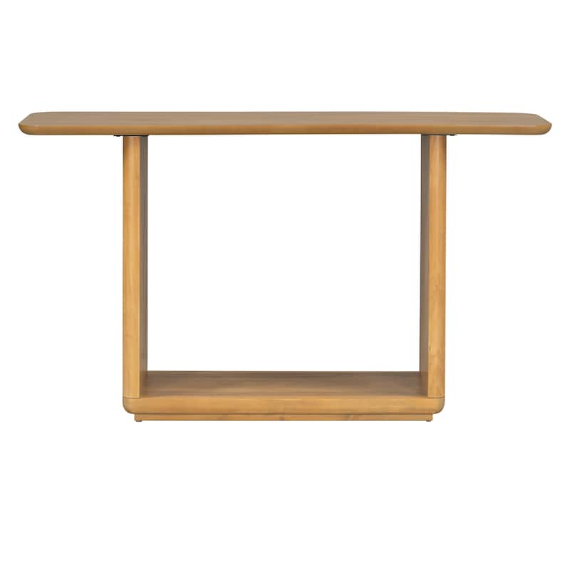 Console Table Wood Sofa Table Entryway Table for Hallway, Narrow Behind The Couch Table for Living Room, Foyer