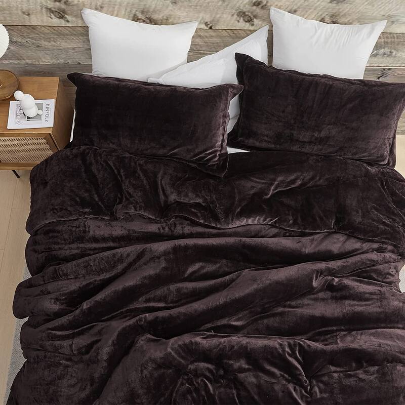 The Original Plush - Coma Inducer® Oversized Comforter Set - Dark Chocolate