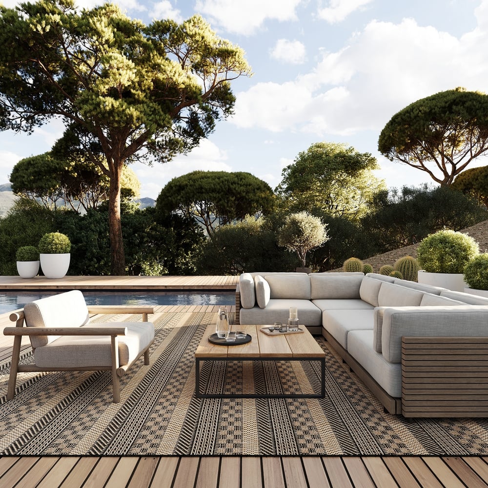 Nuloom Vail Modern Indoor/Outdoor Area Rug