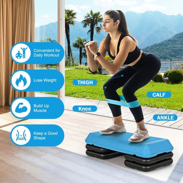 Reebok Step Platform Cathe Mini Aerobic Step Platform Thick Mat U2022 Turn Your Step Aerobics Platform Into A Comfortable Weight Bench Also Use For Yoga Extra Cushion For Your Knees Wrist And