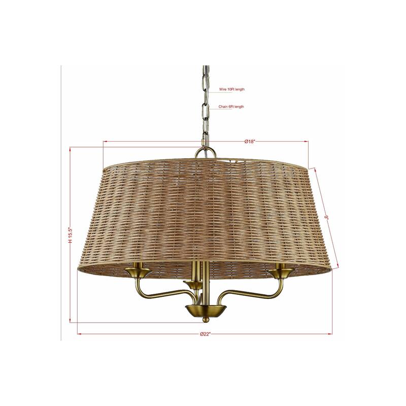 Jett Pendant Light, Gold