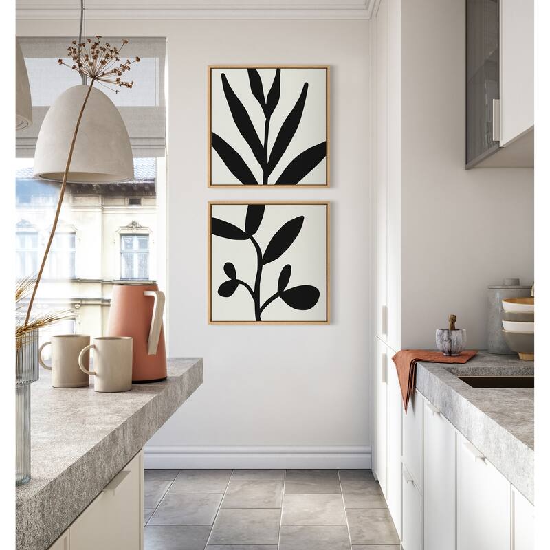 Kate and Laurel Sylvie Neutral Canvas by The Creative Bunch Studio