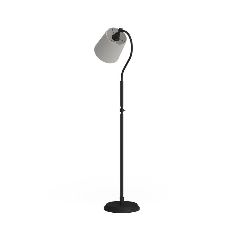 Copper Grove Staverden Blackened Bronze Arc Floor Lamp
