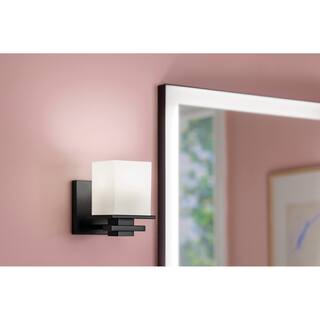 Kichler Lighting Tully 1-Light Black Indoor Wall Sconce - 6.5